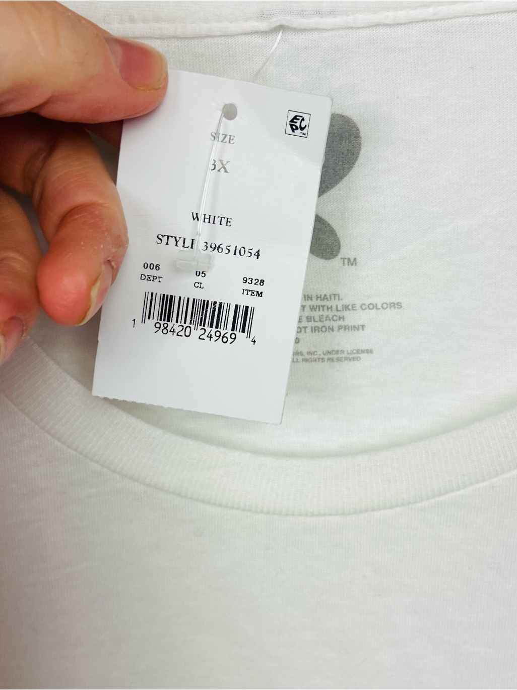 Nwt Olivia Rodrigo So American White Cotton Short Sleeve Tee - 3x — image 5 of 8